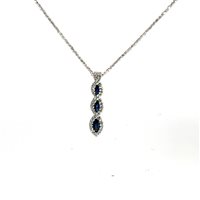 Collana Recarlo Donna in Oro Zaffiro 0.65 Ct ZT 447/BZAF - ZT 447/BZAF